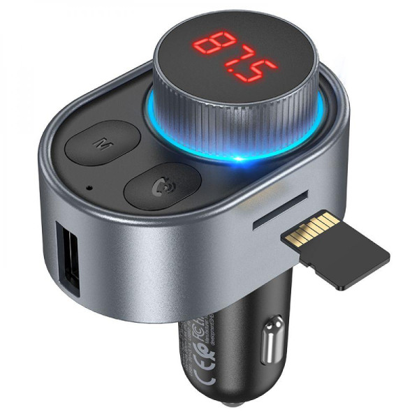 FM-трансмітер Hoco E72 Alegria PD30W car BT FM transmitter