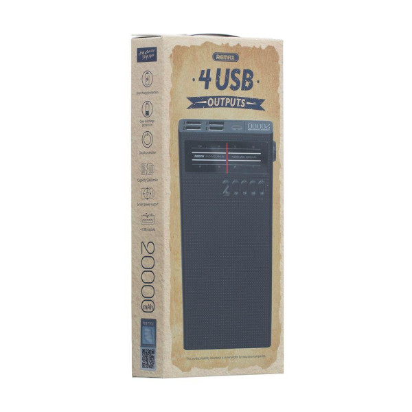 Універсальна Мобільна Батарея RPP-102 Lesu Series 20000 mAh