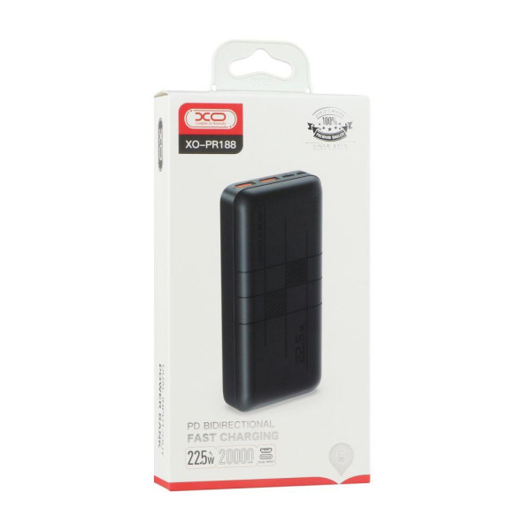 Універсальна Мобільна Батарея XO PR188 QC22.5W/PD20W 20000 mAh