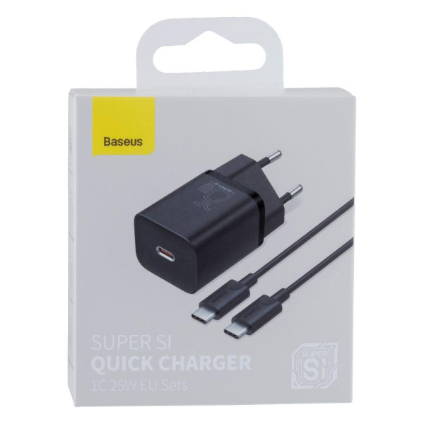 Мережевий Зарядний Пристрій Baseus PD+Type-C 25W TZCCSUP-L