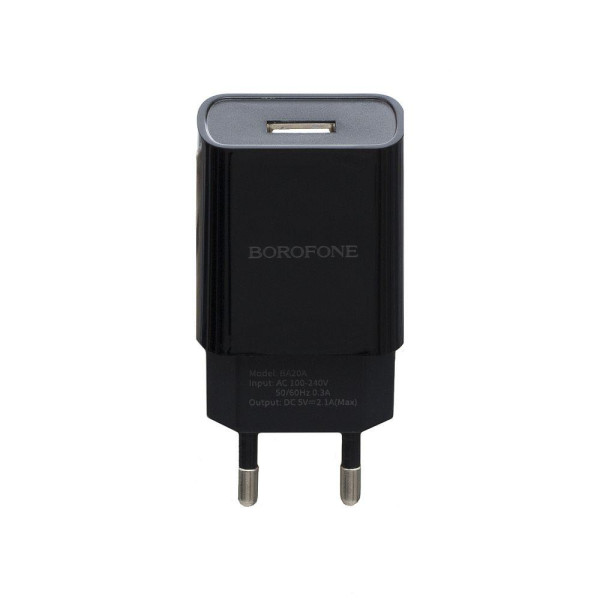 Сетевое Зарядное Устройство Borofone BA20A Micro 1USB 2.1A