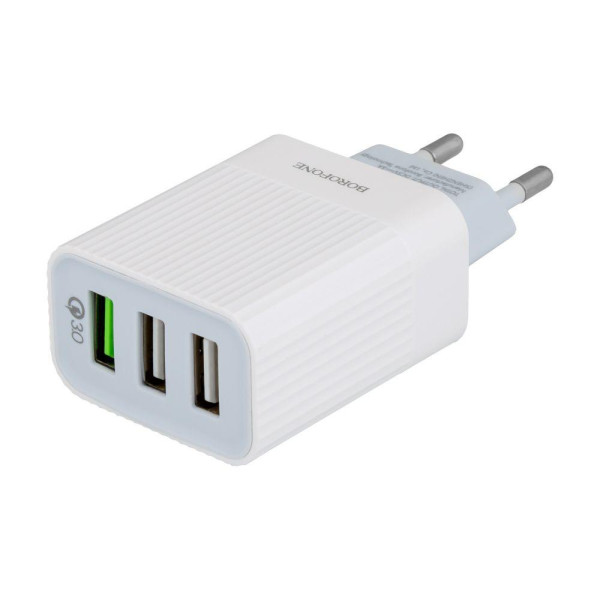 Сетевое Зарядное Устройство Borofone BA40A QC3.0 3USB
