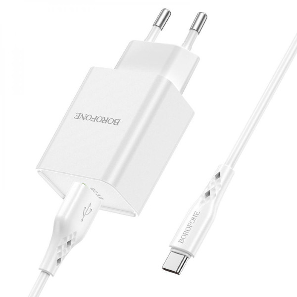Сетевое Зарядное Устройство Borofone BN5 18W QC3.0 Type C