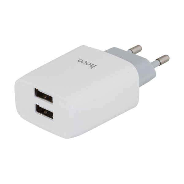 Мережевий Зарядний Пристрій Hoco C73A 2USB Type-C 2.4A