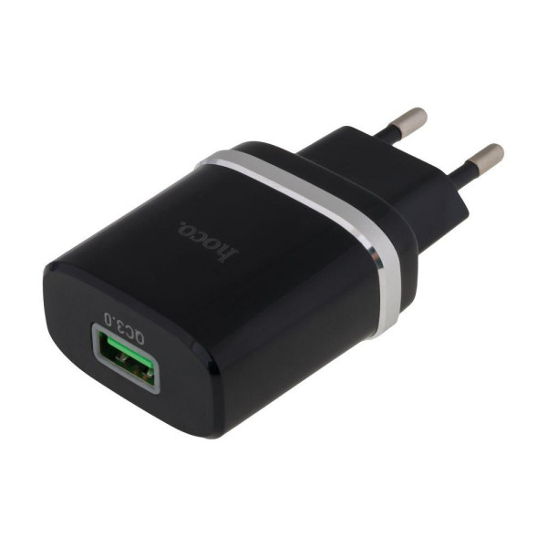 Сетевое зарядное устройство Hoco C12Q QC 3.0 18W Micro