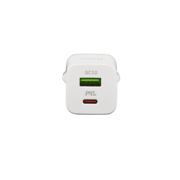 Мережевий Зарядний Пристрій Hoco N13 PD30W+QC3.0 Type-C To Lightning