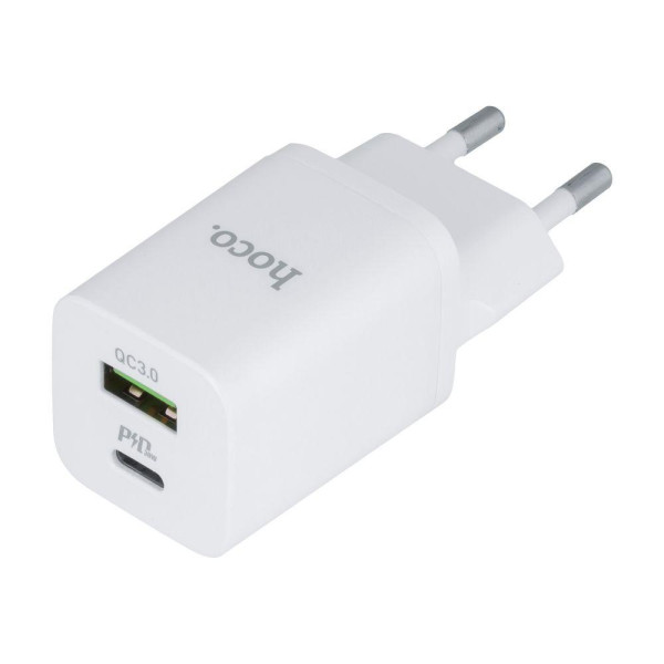 Мережевий Зарядний Пристрій Hoco N13 PD30W+QC3.0 Type-C To Lightning