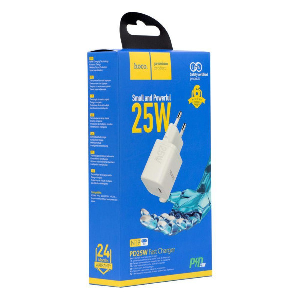 Мережевий Зарядний Пристрій Hoco N19 Rigorous PD25W