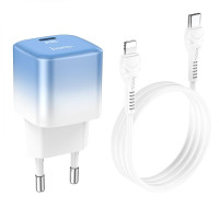 Мережевий Зарядний Пристрій Hoco C101A PD20W Type-C to Lightning