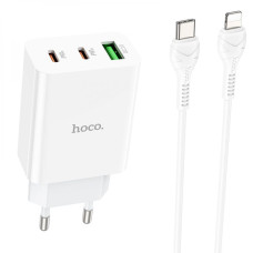 Сетевое зарядное устройство Hoco C99A PD20W+QC3.0 Type C to Lightning