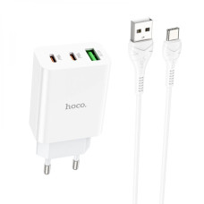 Мережевий Зарядний Пристрій Hoco C99A PD20W+QC3.0 Type C