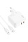 Сетевое зарядное устройство Hoco C110A Lucky PD/QC 35W Type-C to Lightning