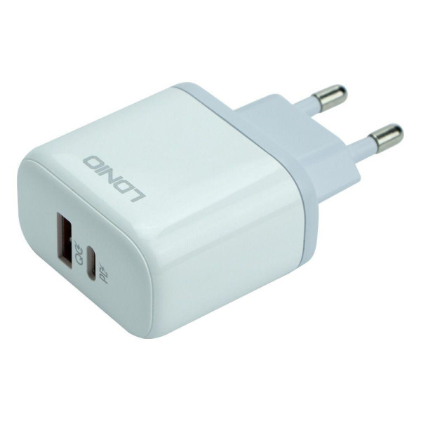 Мережевий Зарядний Пристрій LDNIO A2526C PD/QC 45W