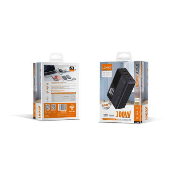 Сетевое зарядное устройство LDNIO A4809C 100W LED