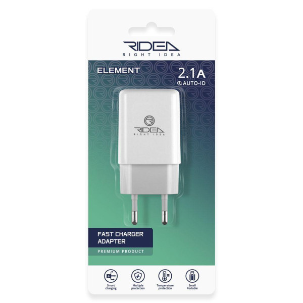Сетевое Зарядное Устройство Ridea RW-11011 Element 2.1 A