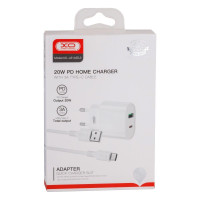 Мережевий Зарядний Пристрій XO L81A EU PD20W+QC3.0 Type-C 2USB