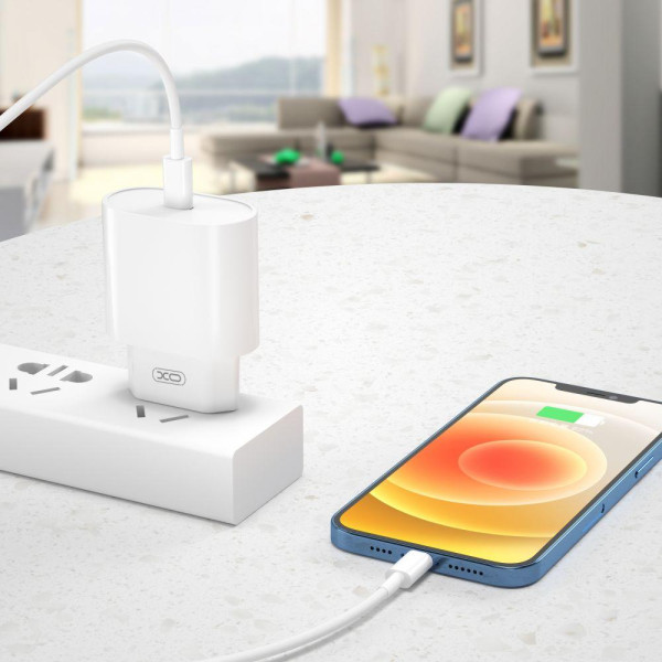 Сетевое Зарядное Устройство XO L81B EU PD 20W Type-C to Lightning 3A