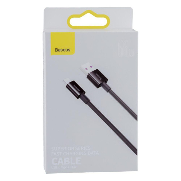 Кабель USB Baseus USB to Type-C 66W 2m CATYS-A