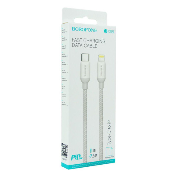 Кабель USB Borofone BX68 PD20W Type C to Lightning