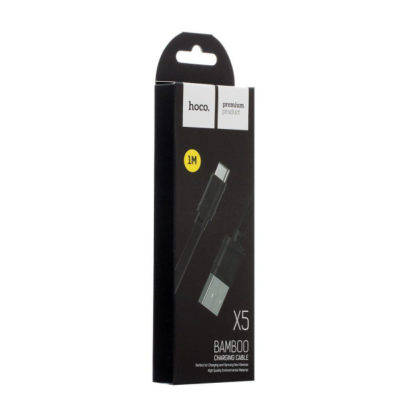Кабель USB Hoco X5 Bamboo Type-C