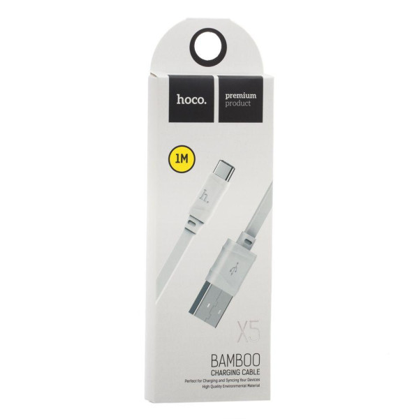 Кабель USB Hoco X5 Bamboo Type-C