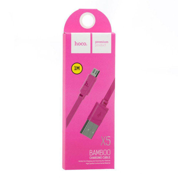 Кабель USB Hoco X5 Bamboo Micro