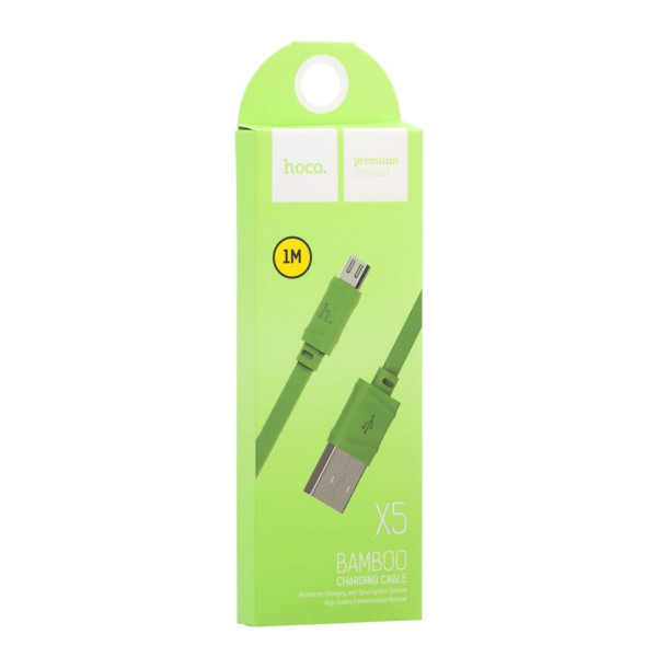 Кабель USB Hoco X5 Bamboo Micro