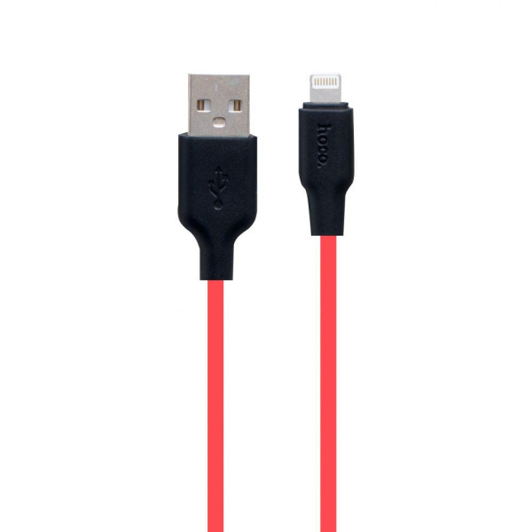 Кабель USB Hoco X21 Plus Silicone Lightning 2m