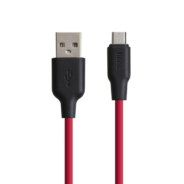 Кабель USB Hoco X21 Plus Silicone Micro 2m