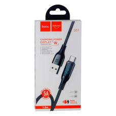 Кабель USB Hoco S51 Extreme Type-C 5A 20W 1.2m
