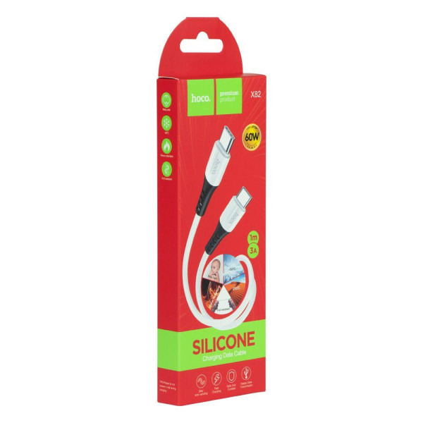 Кабель USB Hoco X82 60W Type-C to Type-C