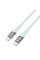 Кабель USB Hoco U111 Transparent Discovery Edition 60W Type-C to Type-C
