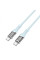 Кабель USB Hoco U111 Transparent Discovery Edition 60W Type-C to Type-C