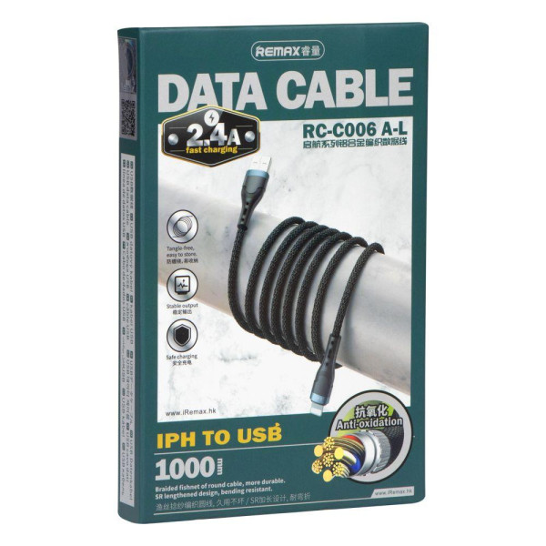 Кабель USB Remax RC-C006A Lightning