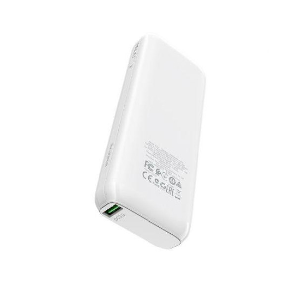 Зовнішній акумулятор (Power bank) Borofone BJ1A PD+QC3.0 20000mAh (Білий)