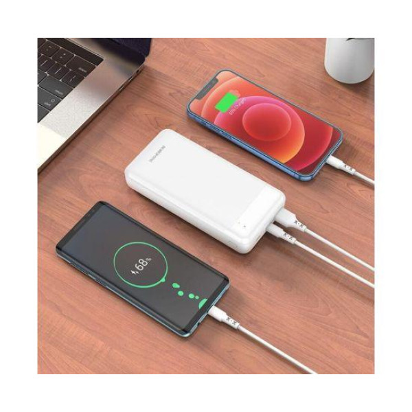 Зовнішній акумулятор (Power bank) Borofone BJ19A PD20W+QC3.0 20000mAh (Білий)