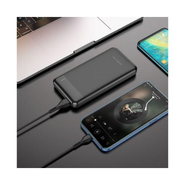 Зовнішній акумулятор (Power bank) Borofone BJ19 PD20W+QC3.0 10000mAh (Чорний)