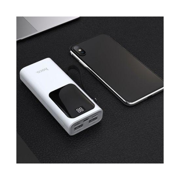 Зовнішній акумулятор (Power bank) Hoco J41 Treasure 10000mA (Білий)