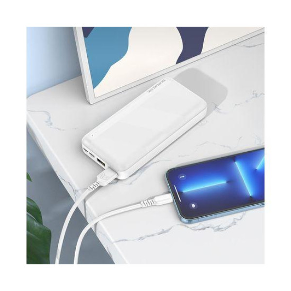 Зовнішній акумулятор (Power bank) Borofone BJ27A 20000mAh (Білий)