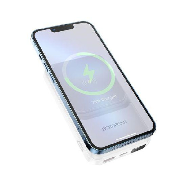 Зовнішній акумулятор (Power bank) Borofone BJ26 PD20W 10000mAh (Білий)