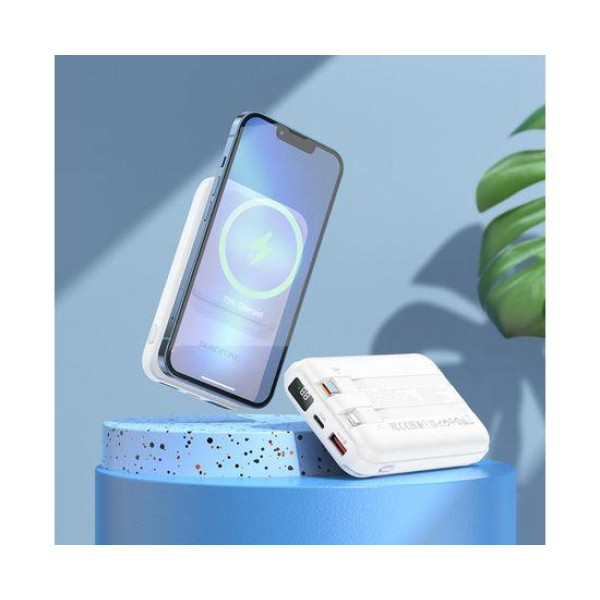 Зовнішній акумулятор (Power bank) Borofone BJ26 PD20W 10000mAh (Білий)