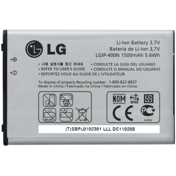 Акумулятор АКБ (Батарея) LGIP-400N для LG P500 | P520 | GX200 | GX300 | GX500 (3.7 V 1500mAh)