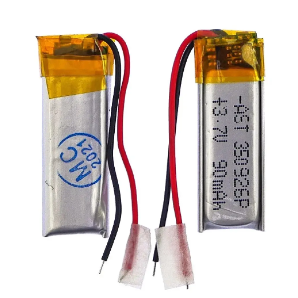 Універсальний Акумулятор 350926P з контроллером (4,5 х 9 х 26 мм) (90 mAh) для TWS навушників, MP3 плеєрів