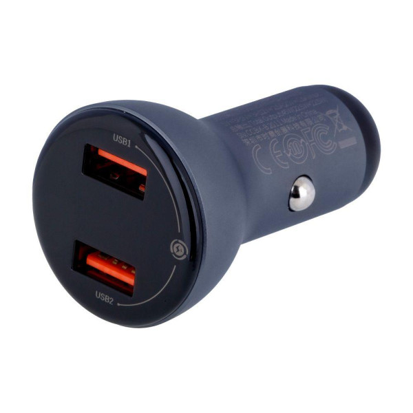 Автомобільний Зарядний Пристрій Baseus Digital Quick 45W TZCCBX-B 5A