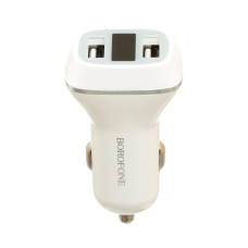 Автомобільний Зарядний Пристрій Borofone BZ3 LED 2 USB 2.4A