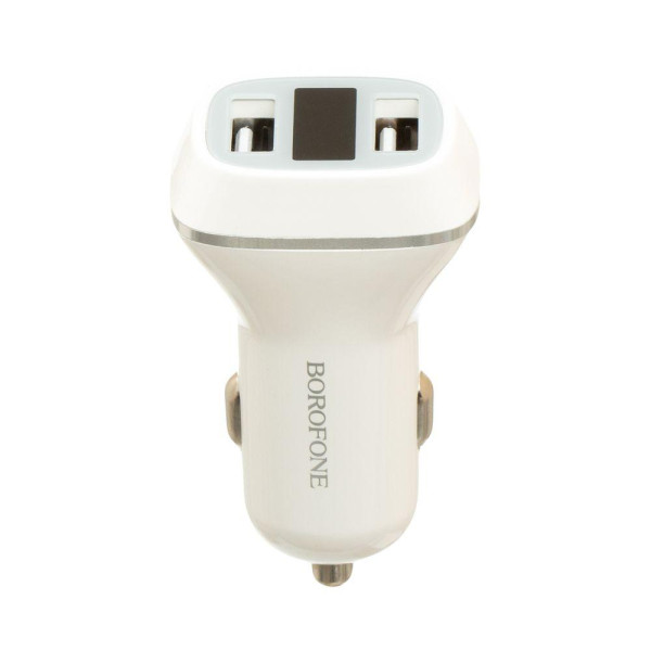 Автомобільний Зарядний Пристрій Borofone BZ3 LED 2 USB 2.4A