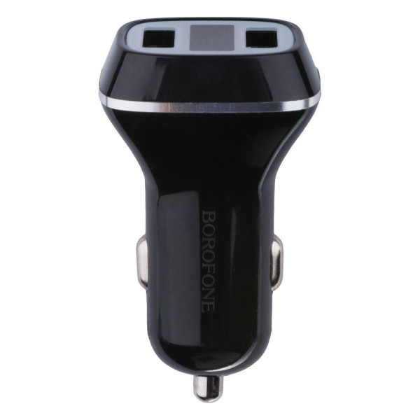 Автомобільний Зарядний Пристрій Borofone BZ3 LED 2 USB 2.4A