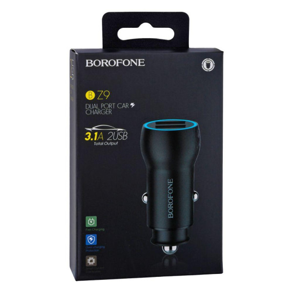 Автомобільний Зарядний Пристрій Borofone BZ9 2USB 3.1A