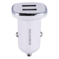 Автомобільний Зарядний Пристрій Borofone BZ12 2.4A Lightning 2 USB