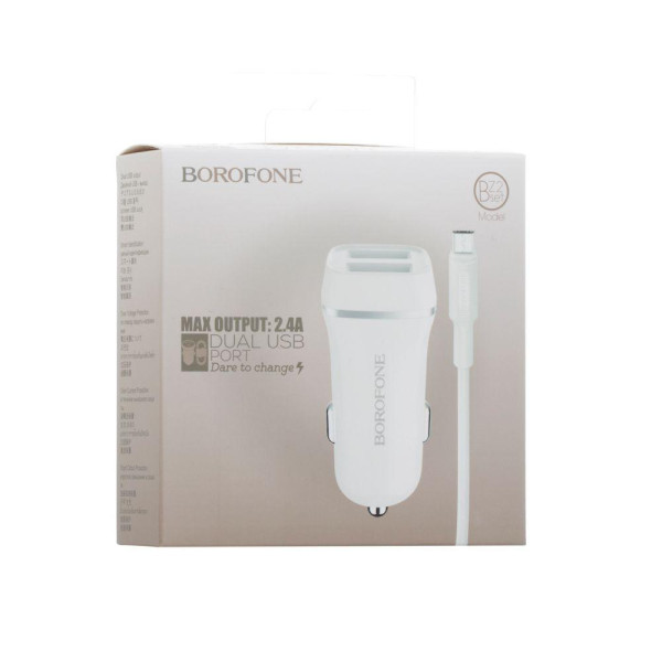 Автомобільний Зарядний Пристрій Borofone BZ2 Micro 2 USB 2.4A